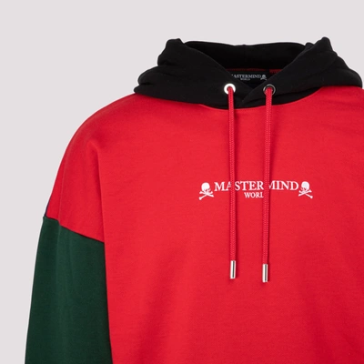 Shop Mastermind Japan Mastermind World  Cotton Sweatshirt With Logo In Multicolour