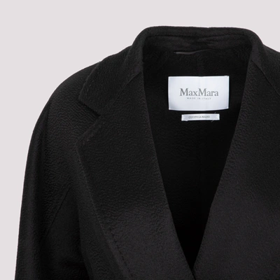 Shop Max Mara Labbro Cashmere Coat In Black