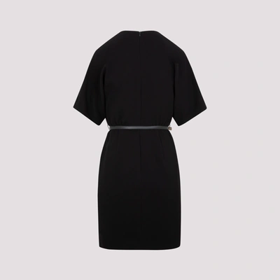 Shop Max Mara Pittura Cady Dress In Black