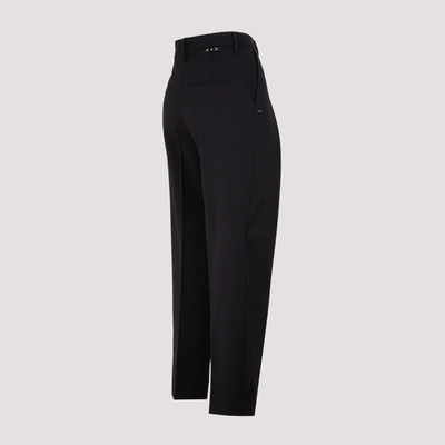 Shop Off-white Formal Straight Leg Pants In Black