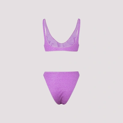 Shop Oséree Swimwear Oseree Swimwear  Sporty Bikini In Pink &amp; Purple