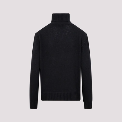 Shop Prada Cashmere Wool Turtleneck Sweater In Black