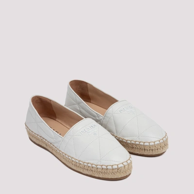 Shop Prada Espadrilles Shoes In White