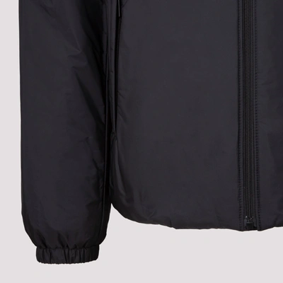 Shop Prada Re-nylon Downjacket Wintercoat In Black