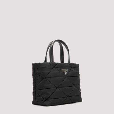 Shop Prada Shopping Quilting Bag In Black