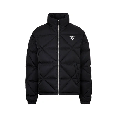 Shop Prada Wintercoat Jacket In Black