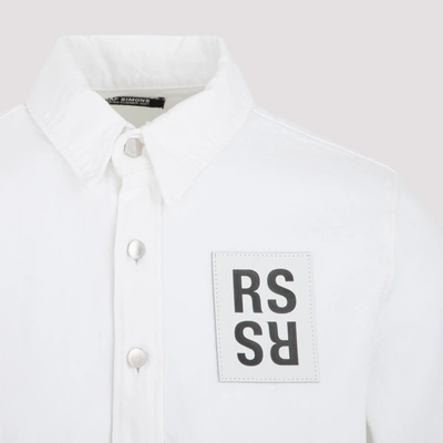 Shop Raf Simons Slim Fit Shirt In White
