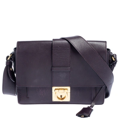Salvatore Ferragamo Ginny Mini Crossbody Bag Black Chain-Trim Leather