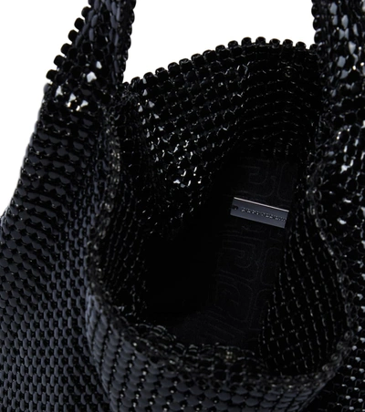 Shop Rabanne Chainmail Shoulder Bag In 黑色