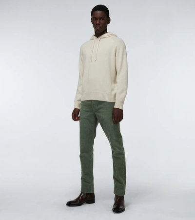 Shop Tom Ford Corduroy Denim Jeans In Green