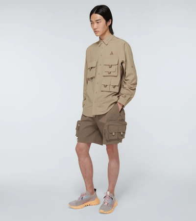Nike Brown Acg Cargo Shorts In Ironstone | ModeSens
