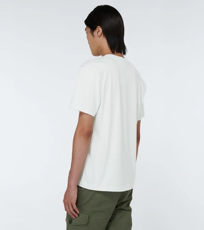 Shop Stone Island Cotton Logo T-shirt In Green