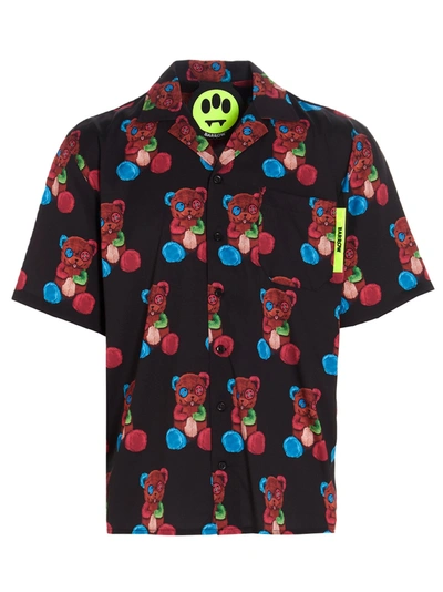 Shop Barrow Allover Graphic Print Short Sleeves Shirt In Multi