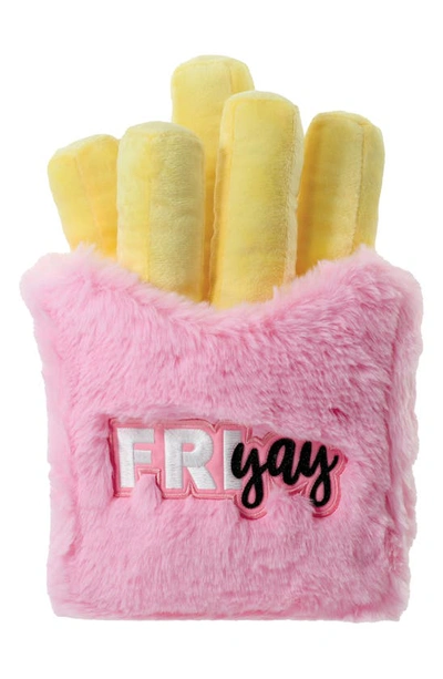 Shop Iscream Friyay Fries Pillow In Pink
