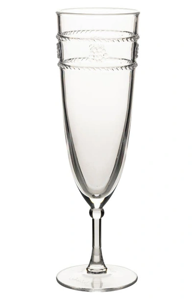 Shop Juliska Isabella Acrylic Champagne Flute In Clear
