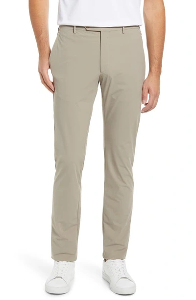 Shop Zanella Active Stretch Flat Front Pants In Tan