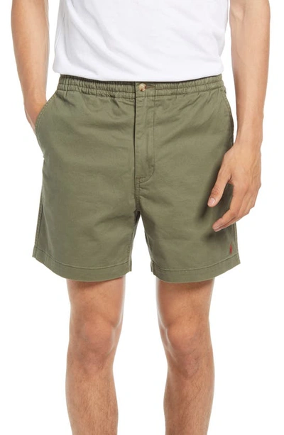 Shop Polo Ralph Lauren Prepster Stretch Twill Shorts In Polo Flamingos