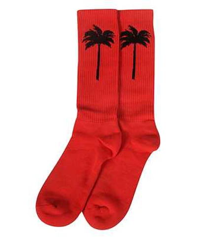 Shop Palm Angels Palm Socks In Red