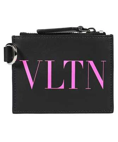 Shop Valentino Vltn Card Holder In Black