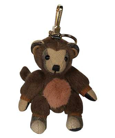 Shop Burberry Thomas Bear In Monkey Costume Key Holder In Beige