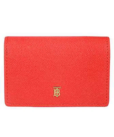Shop Burberry Jessie Card Holder In Red