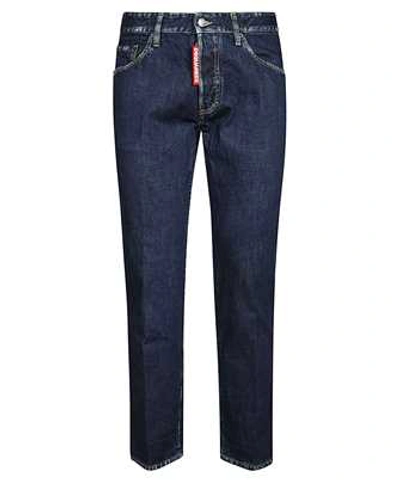 Shop Dsquared2 Run Dan Jeans In Blue