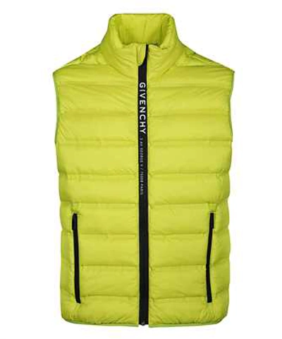 Shop Givenchy Puffer Gilet In Yellow
