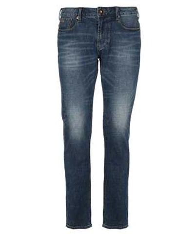 Shop Emporio Armani J06 Slim-fit Jeans In Blue
