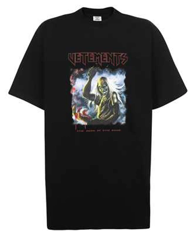 Vetements Black Heavy Metal Electric Logo T-shirt | ModeSens