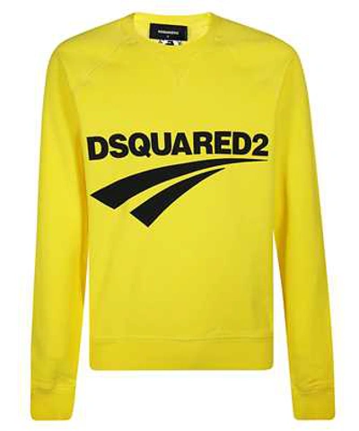 Shop Dsquared2 Flash Logo Sweatshirt In Yellow