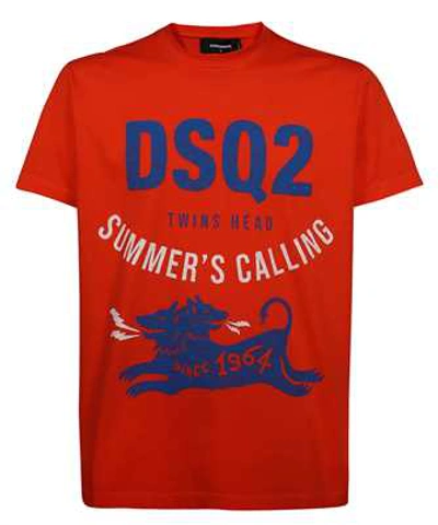 Shop Dsquared2 Summer Calling T-shirt In Orange