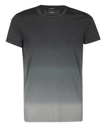 Shop Balmain Gradient Dyeing T-shirt In Black