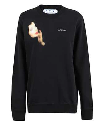 Shop Off-white Blue Velvet Sweatshirt In Black