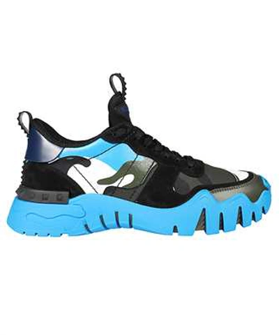 Shop Valentino Rockrunner Plus Sneakers In Blue