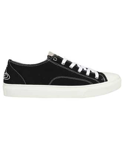 Shop Vivienne Westwood Plimsoll Low Top Sneakers In Black