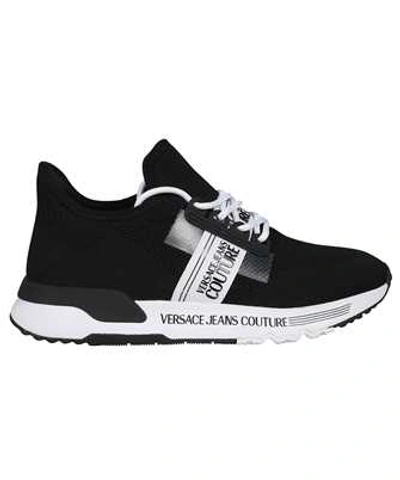 Shop Versace Jeans Couture Aerodynamic Sneakers In Black