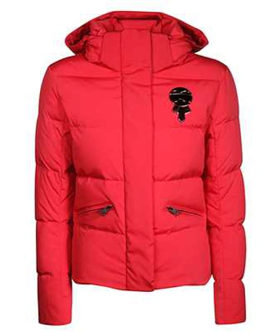 Shop Fendi Karlito Down Jacket In Red