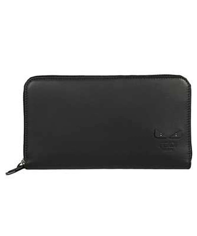 Shop Fendi Continental Wallet In Black