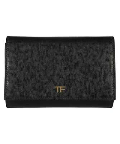 Shop Tom Ford Compact Wallet In Black