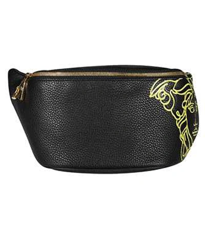 Shop Versace Medusa Head Belt Bag In Black