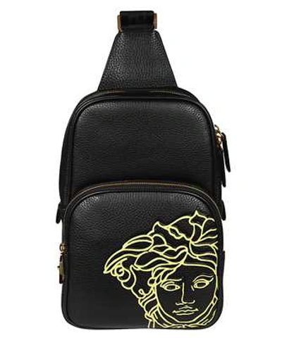 Shop Versace Pop Medusa Backpack In Black