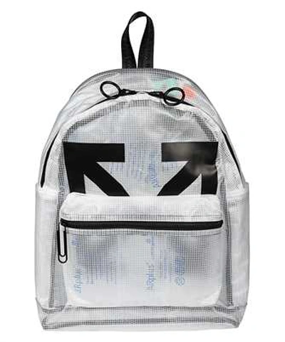 Shop Off-white Arrow Pvc Backpack In White