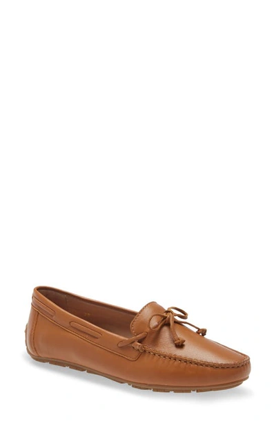 Shop The Flexx Hallie Loafer In Whiskey Napa Leather