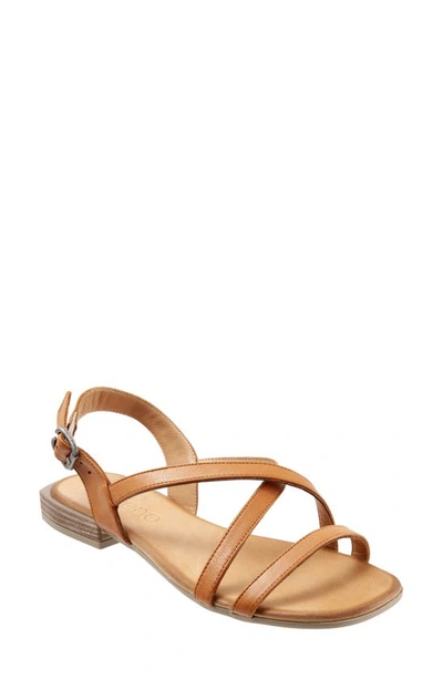 Shop Bueno Astral Slingback Sandal In Tan Leather