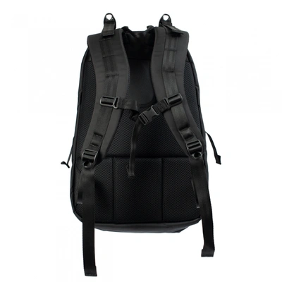 Shop Yohji Yamamoto Black Printed Backpack