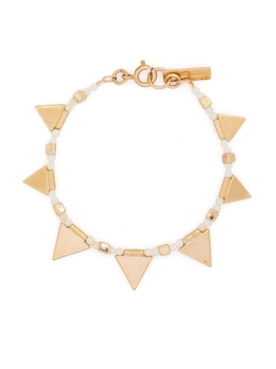 Shop Isabel Marant Rocio Beaded Bracelet In Gold