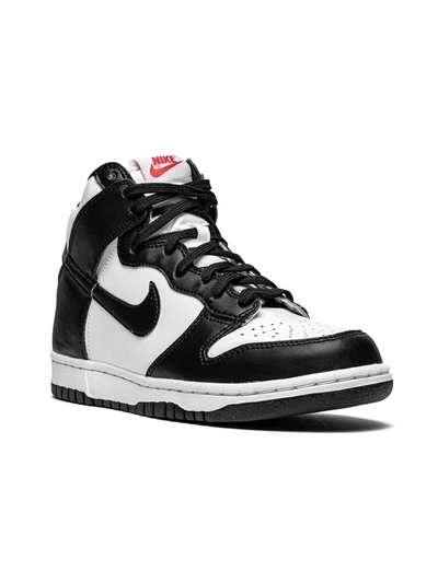 Shop Nike Dunk High "panda In Black