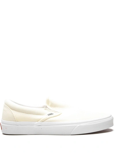 Shop Vans Classic Slip-on "white" Sneakers