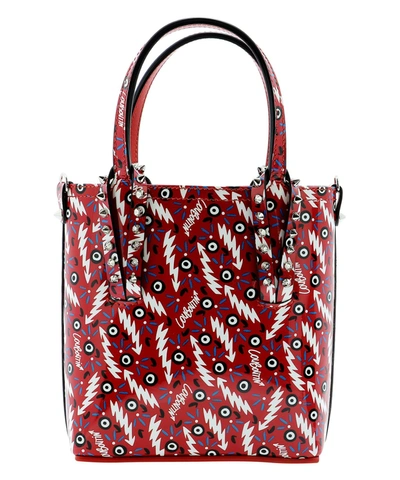 Shop Christian Louboutin "cabata" Handbag In Red