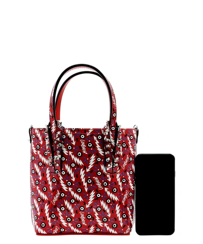 Shop Christian Louboutin "cabata" Handbag In Red